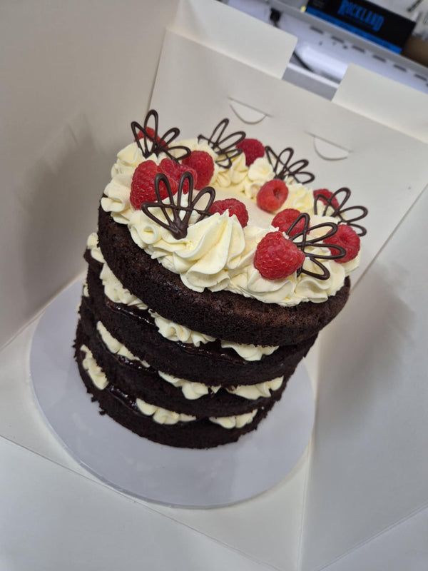Chocolate & Rasperry Celebration Cake