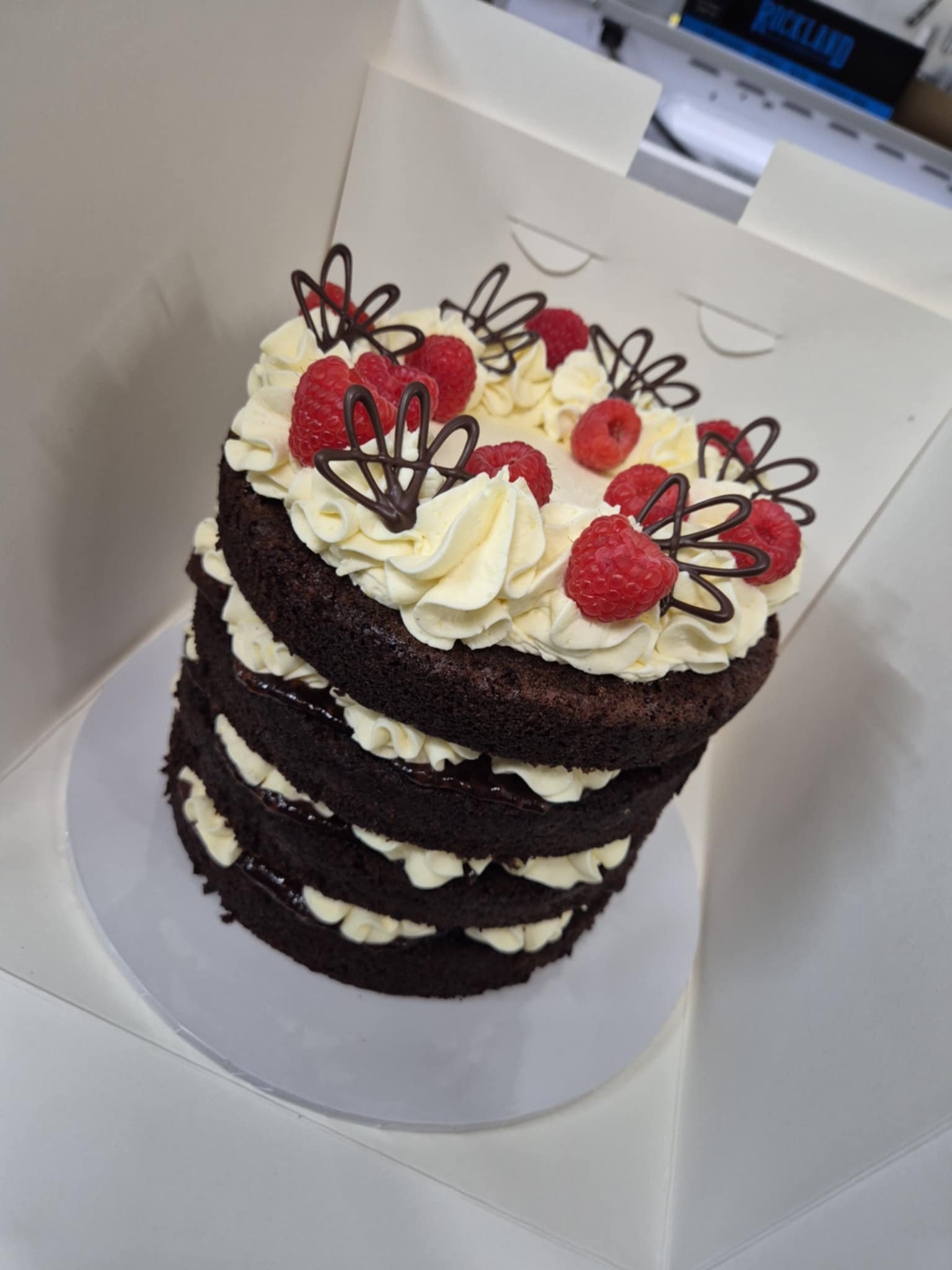 GF Choc Raspberry Cake – Harvest the Fleurieu Adelaide